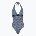 Dámské jednodílné plavky Tommy Hilfiger Halter One Piece Rp Print illustrated wave dark night navy