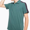 Tommy Hilfiger pánské tréninkové tričko Textured Tape Polo zelené 4