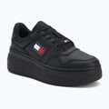 Dámské tenisky Tommy Jeans Retro Basket Flatform Ess triple black