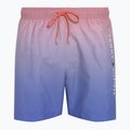 Pánské plavecké šortky  Tommy Hilfiger Medium Drawstring Print ombre coral blossom/blue spell