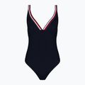 Dámské jednodílné plavky Tommy Hilfiger Triangle Ohne Piece Rp dessert skye