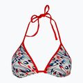 Horní díl plavek  Tommy Hilfiger Triangle Rp Print drops motion ecru