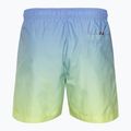 Pánské plavecké šortky  Tommy Hilfiger Medium Drawstring Print ombre blue spell/yellow tulip 2