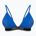 Horní díl plavek Tommy Jeans Triangle RP persian blue