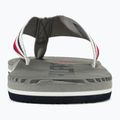 Pánské žabky Tommy Hilfiger Massage Footbed Oly Beach Sandal antique silver 6