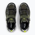 Dětské boty FILA Madrun Velcro olive night 5
