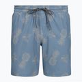 Pánské koupací šortky Hurley Pineapple Volley Swim Short Blue/Brown