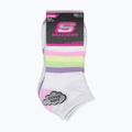 Dětské ponožky SKECHERS Heel/Toe Terry Low Cut 6 párů white/light pink 10
