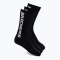 Ponožky SKECHERS Terry Crew 1/2 3 pack black