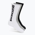 Ponožky SKECHERS Terry Crew 1/2 3 pack grey/black