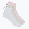 Dětské ponožky SKECHERS Non Terry Anklet 3 páry pink