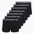 Pánské boxerky KARL LAGERFELD Logo Trunk 7 párů black