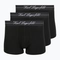 Pánské boxerky KARL LAGERFELD Hotel Karl Lyocell Trunk 3 páry black