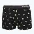 Pánské boxerky KARL LAGERFELD Ikon Aop Trunk 3 páry karl dot/ash black 3