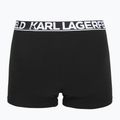 Pánské boxerky KARL LAGERFELD Bold Elastic Trunk 3 páry black 3