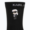 Sada pánských boxerek + ponožek KARL LAGERFELD Ikon Trunk aop karl dot black 7
