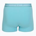 Pánské boxerky KARL LAGERFELD Logo Trunk Multiband 3 páry dark sea/indigo/blue 5