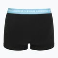 Pánské boxerky KARL LAGERFELD Logo Trunk Colorband 3 páry dark sea/indigo/blue 3