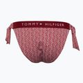 Spodní díl plavek  Tommy Hilfiger Cheeky Side Tie Bikini Print floral stripe regatta red 2