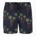 Pánské plavecké šortky Tommy Hilfiger Medium Drawstring Print palm tropic aop desert sky