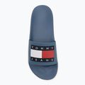 Pánské nazouváky Tommy Jeans Pool Slide Ess DBX blue coast 5