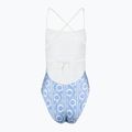 Dámské jednodílné plavky Tommy Hilfiger Straight Neck Print floral stripe blue spell 2