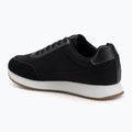 Dámské boty Calvin KleinYW0YW01888 Retro Runner Low Laceup Canvas black/bright white 3