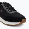 Dámské boty Calvin KleinYW0YW01888 Retro Runner Low Laceup Canvas black/bright white 7