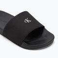 Dámské nazouváky Calvin Klein YW0YW01713 Slide Monogram Hardware triple black 7