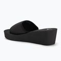 Dámské nazouváky Calvin Klein YW0YW01725 Beach Wedge Slide Canvas triple black 3