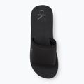 Dámské nazouváky Calvin Klein YW0YW01725 Beach Wedge Slide Canvas triple black 5