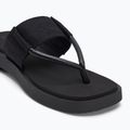 Dámské žabky Calvin Klein YW0YW01717 Sq Low Wedge Sandal Rope triple black 7