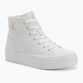 Dámské tenisky Calvin Clain YW0YW01764 Vulc Flatform Mid Cv Mg triple bright white