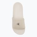 Dámské nazouváky Calvin Klein YW0YW01713 Slide Monogram Hardware turtle dove 5