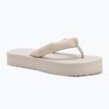 Dámské žabky Calvin Klein YW0YW01723 Beach Sandal Flatform Ttxr Satin triple eggshell