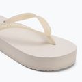Dámské žabky Calvin Klein YW0YW01830 Beach Sandal Flatform Tpu eggshell/bright white 7
