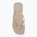 Dámské žabky Calvin Klein YW0YW01720 Thong+ Tpu Metallic eggshell/bright white 5