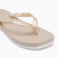 Dámské žabky Calvin Klein YW0YW01720 Thong+ Tpu Metallic eggshell/bright white 7