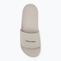 Pánské žabky Calvin Klein HM0HM01754 Pool Slide Ck Square feather grey 5