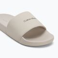 Pánské žabky Calvin Klein HM0HM01754 Pool Slide Ck Square feather grey 7