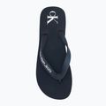 Pánské žabky Calvin Klein YM0YM01267 Beach Sandal Transparent Tpu navy/bright white 5