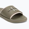 Pánské žabky Calvin Klein YM0YM00361 Slide Rubber Neoprene Monologo mermaid/eggshell 7