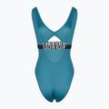 Dámské plavky  Calvin Klein KW0KW02746 Intense Power One Piece Fashion Fit storm blue 2