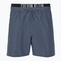 Pánské plavecké šortky Calvin Klein KM0KM01093 Intense Power Medium Double WB grisaille