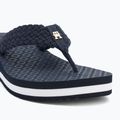 Dámské žabky Tommy Hilfiger Crochet Mid Beach Sandal space blue 7