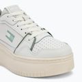 Dámské boty Tommy Jeans Retro Basket Flatform ecru/misty sage 7