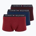 Boxerky Tommy Hilfiger UM0UM03180 Trunk 3 páry deep burgundy/purple navy/deep red heather