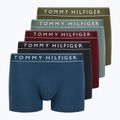 Pánské boxerky Tommy Hilfiger UM0UM03679 5 párů desrt sky/fossil blu/utility oliv/grove grn/rouge