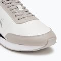 Dámské tenisky Calvin Klein YW0YW01942 Retro Runner Lace Up Leather MG bright white/chateau 7