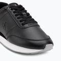 Dámské boty Calvin Klein YW0YW01942 Retro Runner Lace Up Leather MG black/formal gray 7